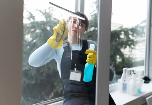 Nettoyage de vitres intérieures et extérieures aux Brouzils